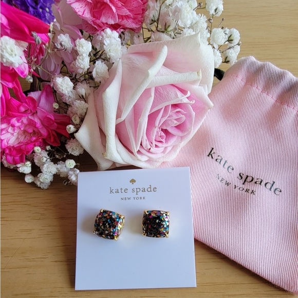 KATE SPADE Multicolor Stud earrings, New With Tags, Dust Bag, And Gift Box - Picture 6 of 8